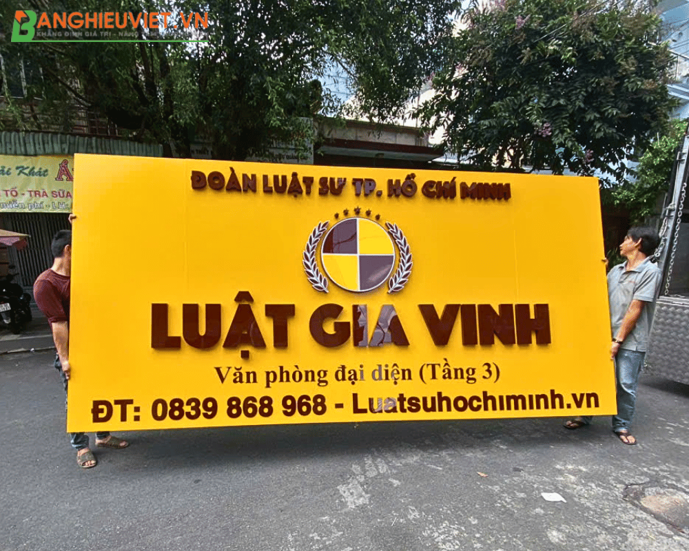 BẢNG HIỆU VIỆT Làm Bảng Hiệu Inox Tại TPHCM – Xưởng Sản Xuất Trực Tiếp, Bảo Hành 12 Tháng